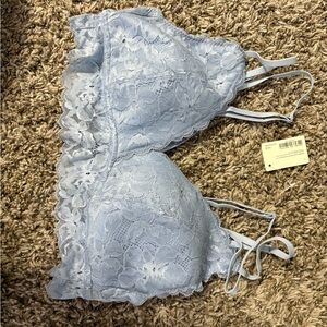 Light Blue Lace nursing bra - Women Intimates & Sleepwear